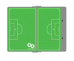 Silver Soccer Clipboard